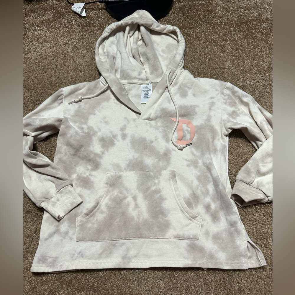 Disney Cream Tie Dye Hoodie